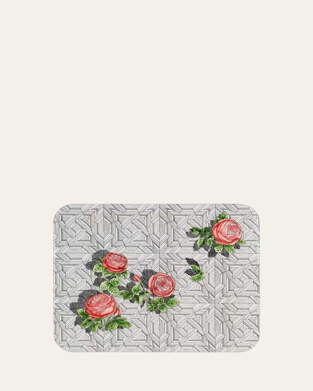 Tray 48X60cm - Musciarabia With Roses Color